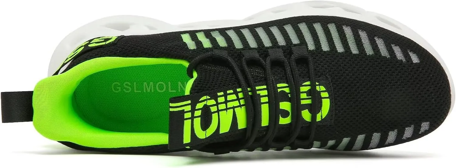GSLMOLN Men's Casual Walking Shoes Non Slip Breathable Comfort Sneakers Work Gym Running Tennis Cross Trainer