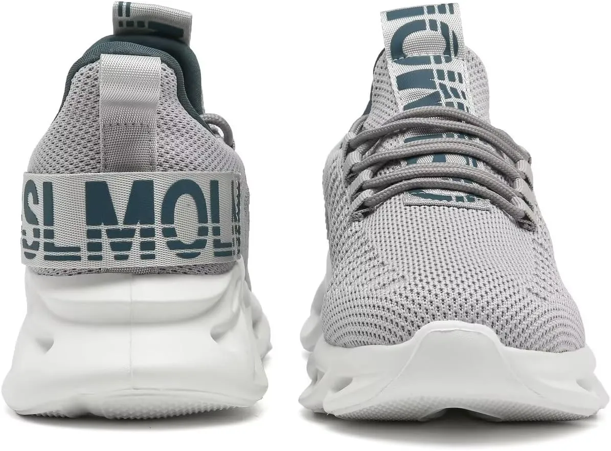 GSLMOLN Men's Casual Walking Shoes Non Slip Breathable Comfort Sneakers Work Gym Running Tennis Cross Trainer