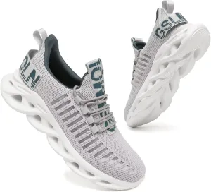 GSLMOLN Men's Casual Walking Shoes Non Slip Breathable Comfort Sneakers Work Gym Running Tennis Cross Trainer