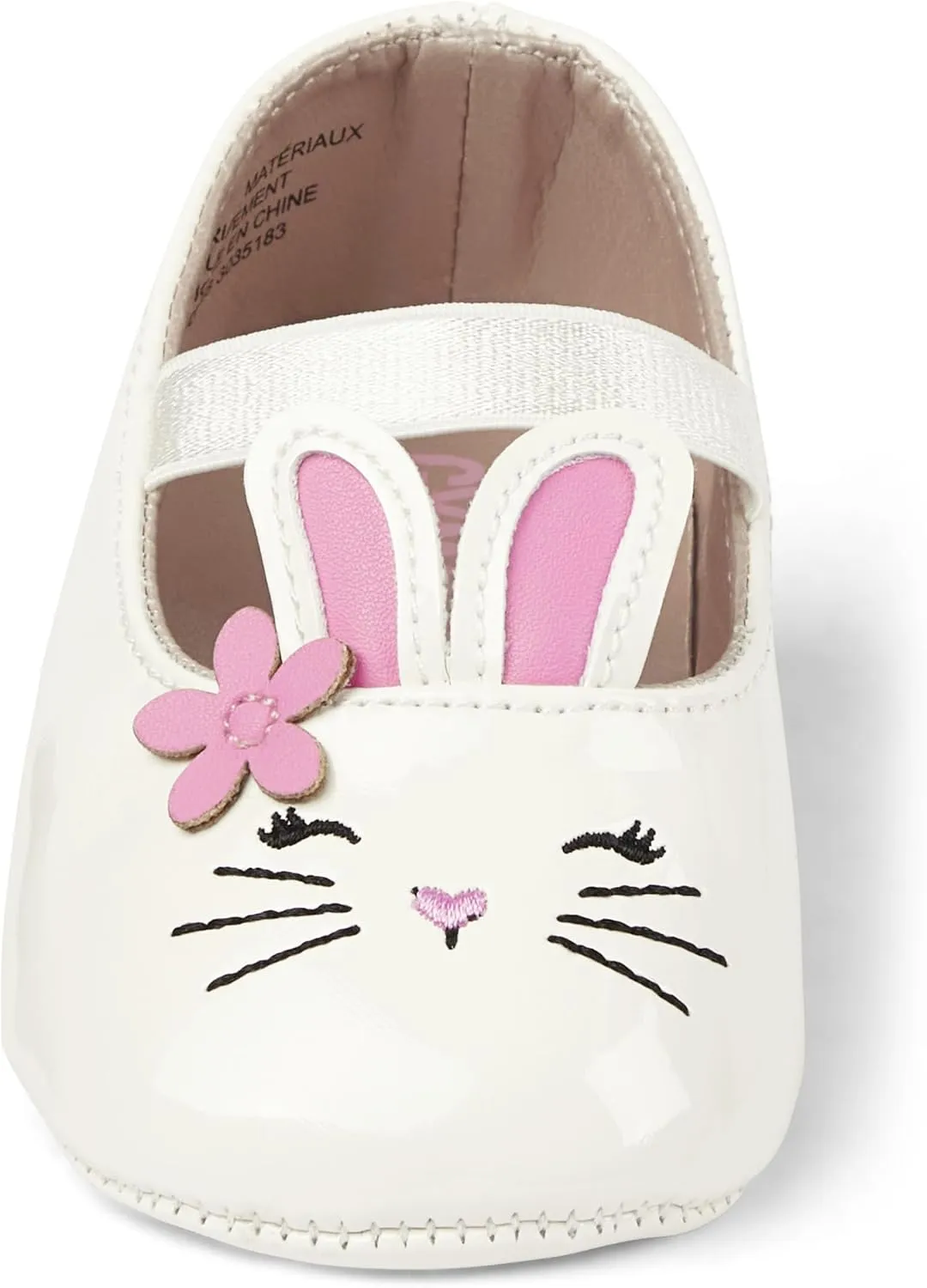 Gymboree Baby-Girl's Bunny Ear Slip on Ballet Flat