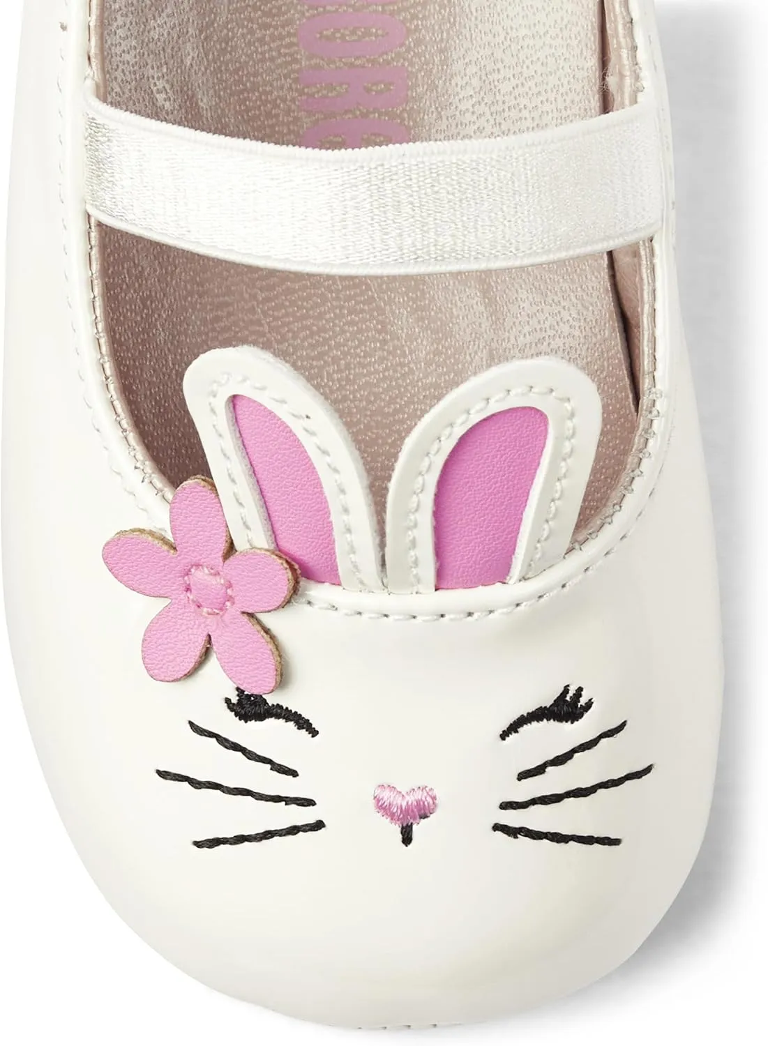 Gymboree Baby-Girl's Bunny Ear Slip on Ballet Flat