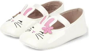 Gymboree Baby-Girl's Bunny Ear Slip on Ballet Flat