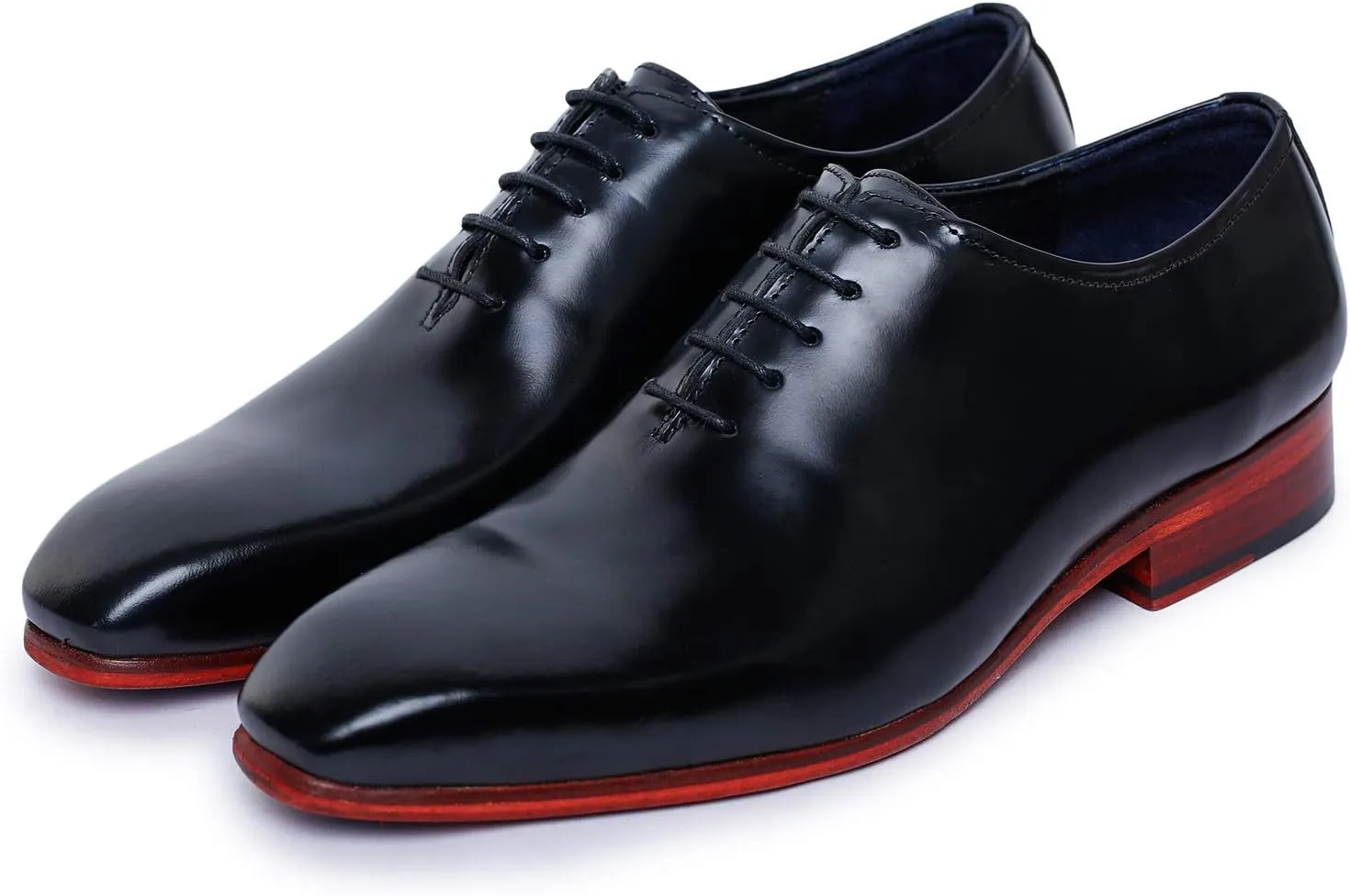 Handcrafted Wholecut Oxford Men's Genuine Leather Lace Up Dress Shoes