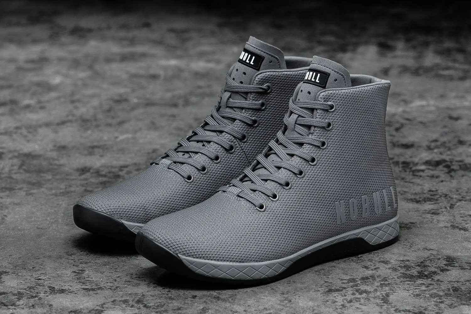 HIGH-TOP DARK GREY BLACK TRAINER (WOMEN'S)