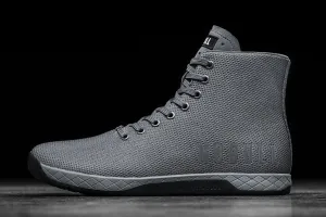 HIGH-TOP DARK GREY BLACK TRAINER (WOMEN'S)