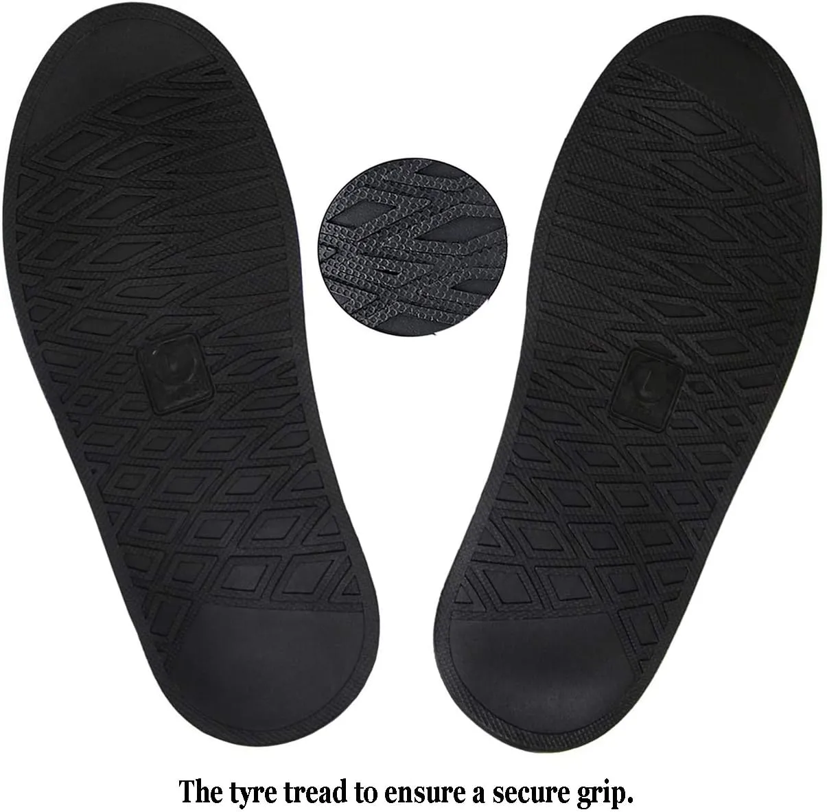 HLKZONE Waterproof Rain Boot Shoes Covers Foldable Reusable Slip Resistant Overshoes with Reflector for Women & Men