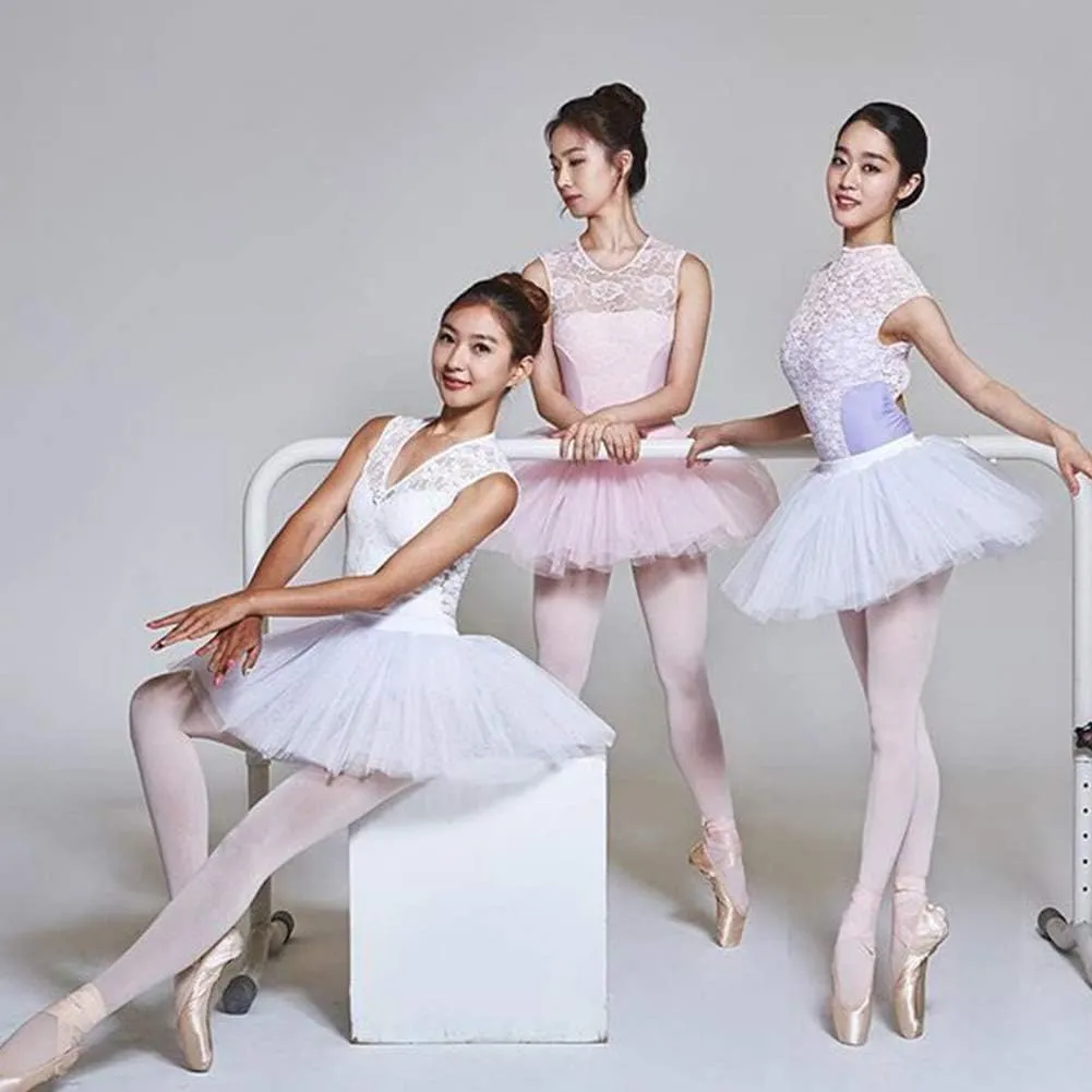 HROYL Ballet Pointe Shoes with Ribbon for Women&Girls Professional Pointe Shoes,ABC