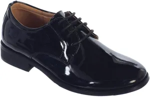 iGirlDress Boys Patent Matte Dress Oxford Special Occasion Christening First Communion Wedding Formal Shoes