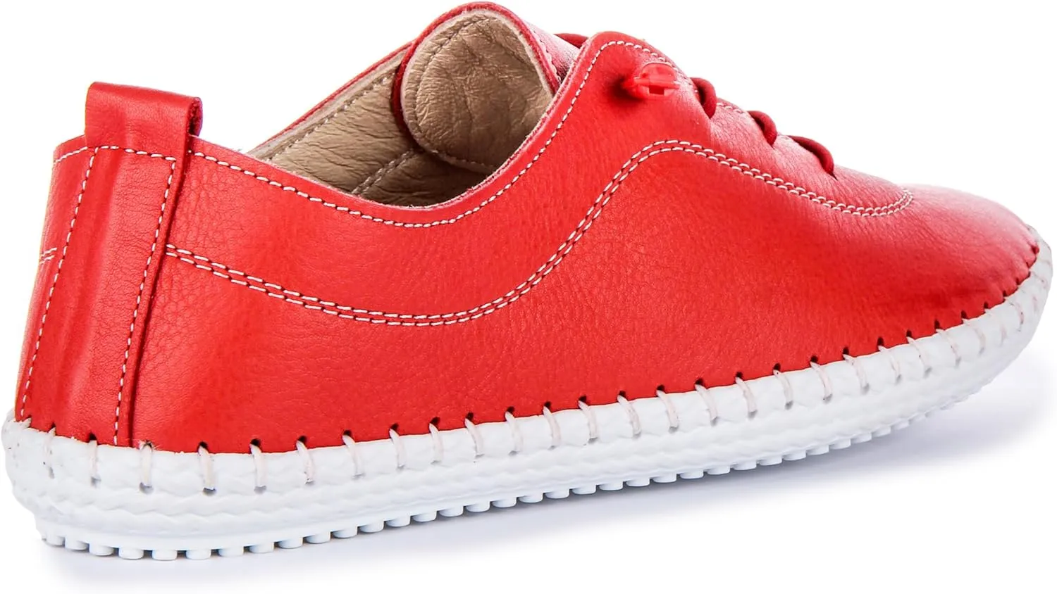 Ivy Soft Leather Slip On Comfort Plimsoll, Slip-Resistant Work Shoe