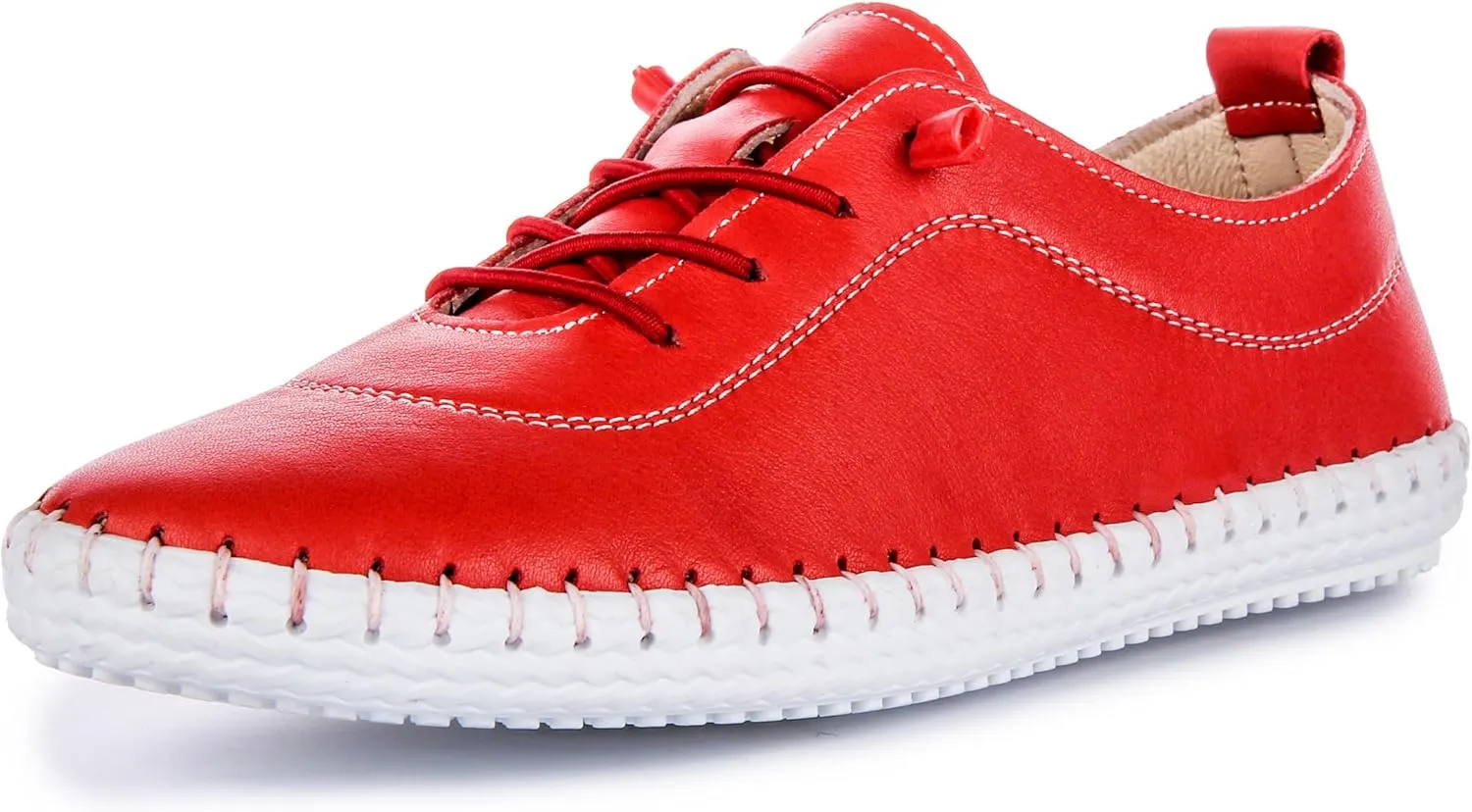 Ivy Soft Leather Slip On Comfort Plimsoll, Slip-Resistant Work Shoe