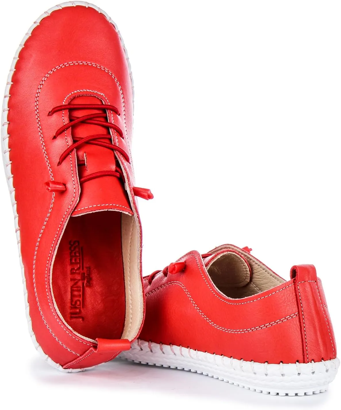 Ivy Soft Leather Slip On Comfort Plimsoll, Slip-Resistant Work Shoe
