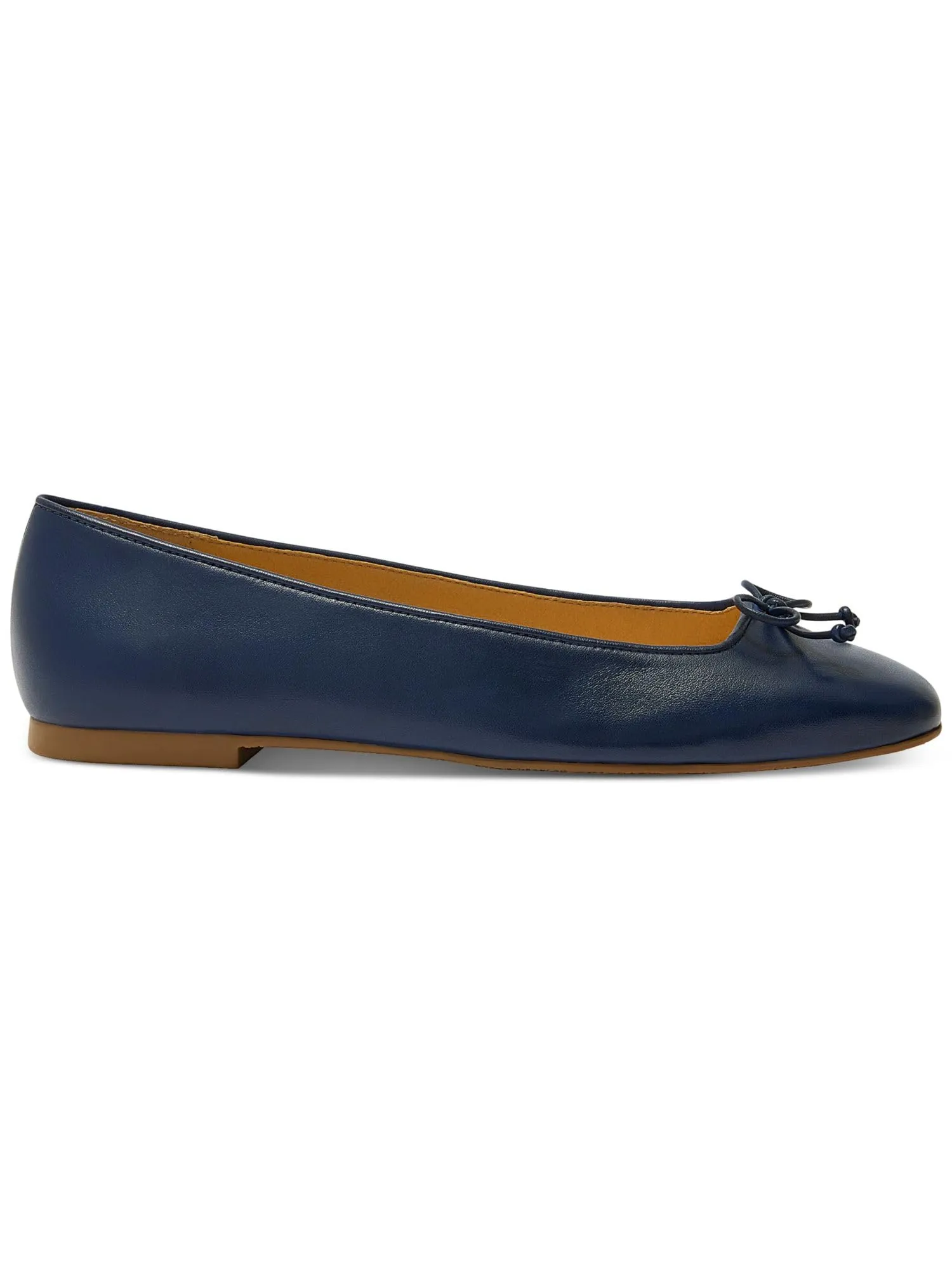 Jack Rogers Women's Kenlyn Ballet Nappa Flat, Midnight, 8.5
