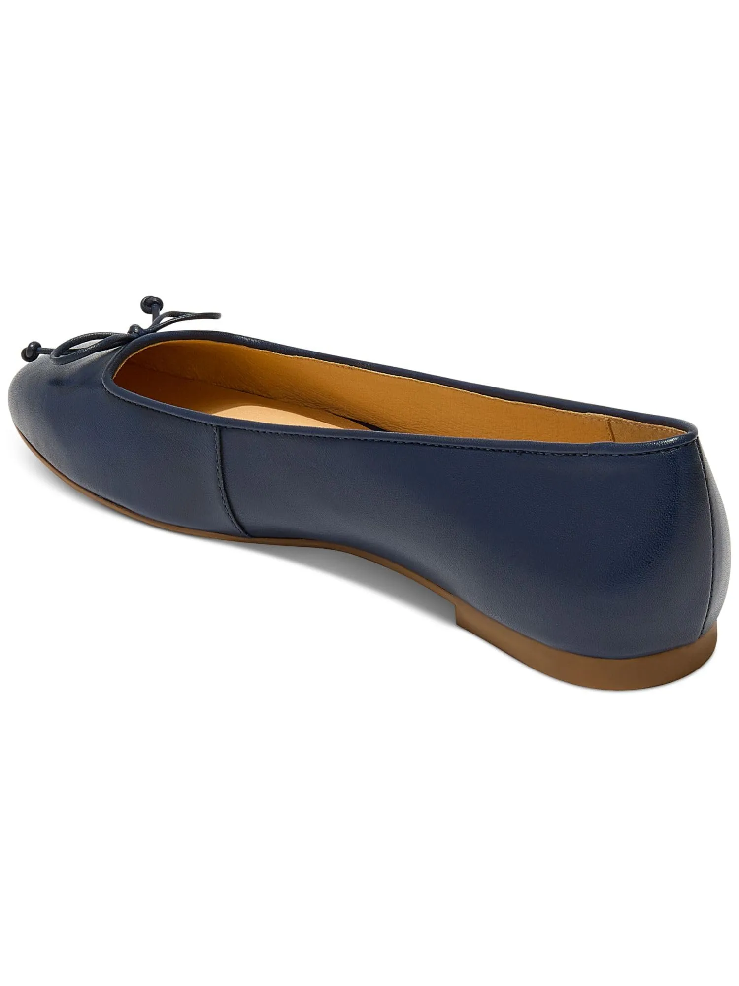 Jack Rogers Women's Kenlyn Ballet Nappa Flat, Midnight, 8.5