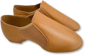 Jazz Shoes for Girls: Leather Dance Shoes for Women - Slip-on Dancing Shoe for Unisex Adult and Boys