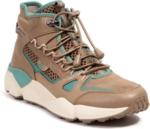 JBU Women's Gripper Mid Top Fashion Comfort Casual Sneaker