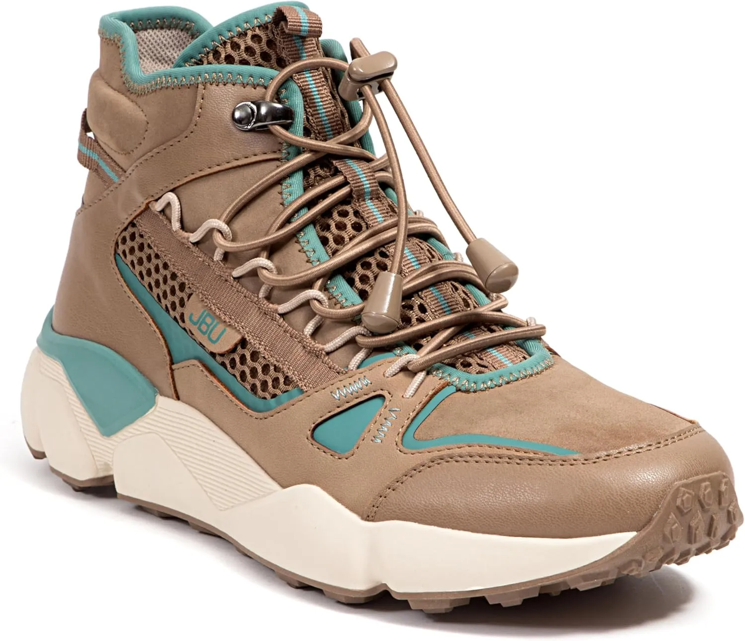 JBU Women's Gripper Mid Top Fashion Comfort Casual Sneaker