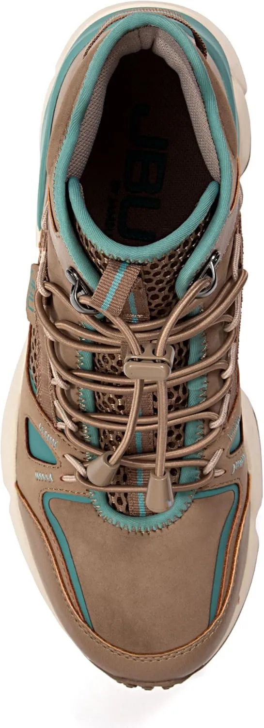JBU Women's Gripper Mid Top Fashion Comfort Casual Sneaker