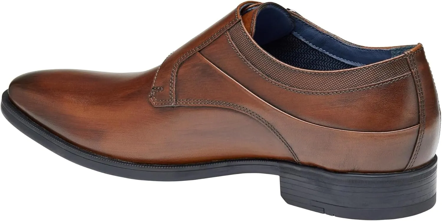 Johnston & Murphy Men's Gibbons Double-Buckle Monk Oxford