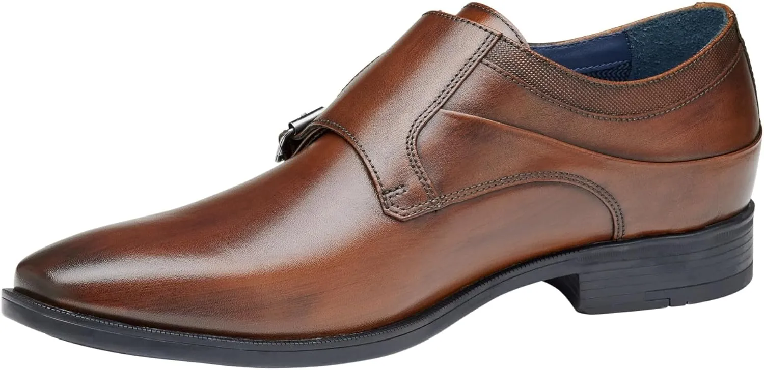 Johnston & Murphy Men's Gibbons Double-Buckle Monk Oxford