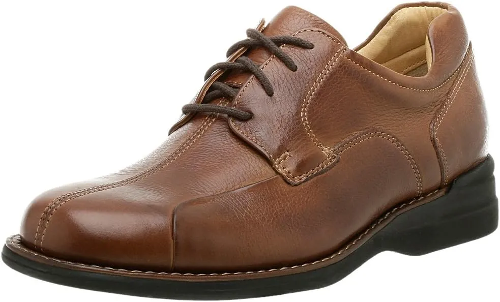 Johnston & Murphy Men’s Shuler Moc Toe Slip-On Shoe | Cushioned Footbed | Full-Grain Leather | Rubber Sole | Padded Collar | Superior Comfort