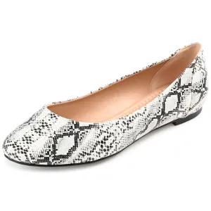 Journee Collection Womens Kavn Comfort Insole Slip On Round Toe Ballet Dress Flats - Snake - 9 Narrow