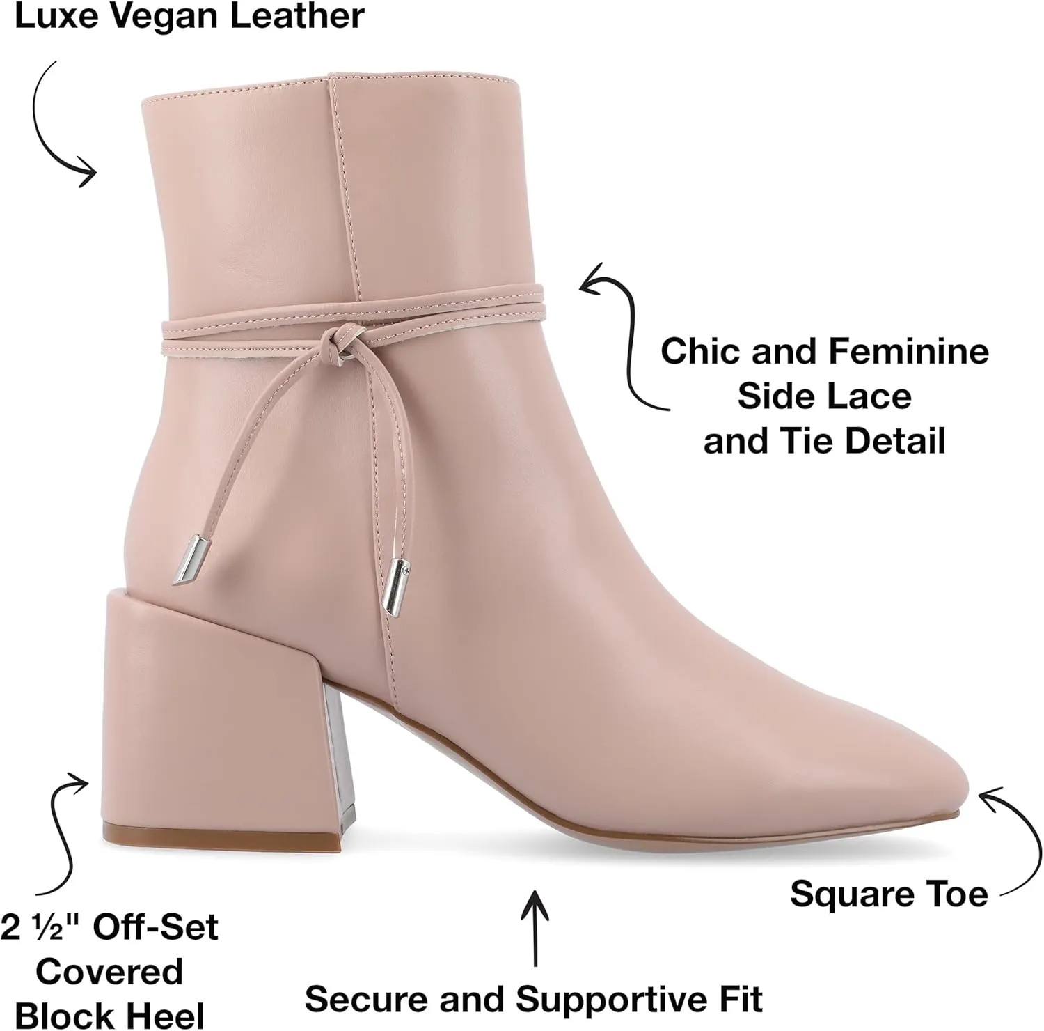 Journee Collection Women's Tru Comfort Foam Beverley Booties Ankle Boot