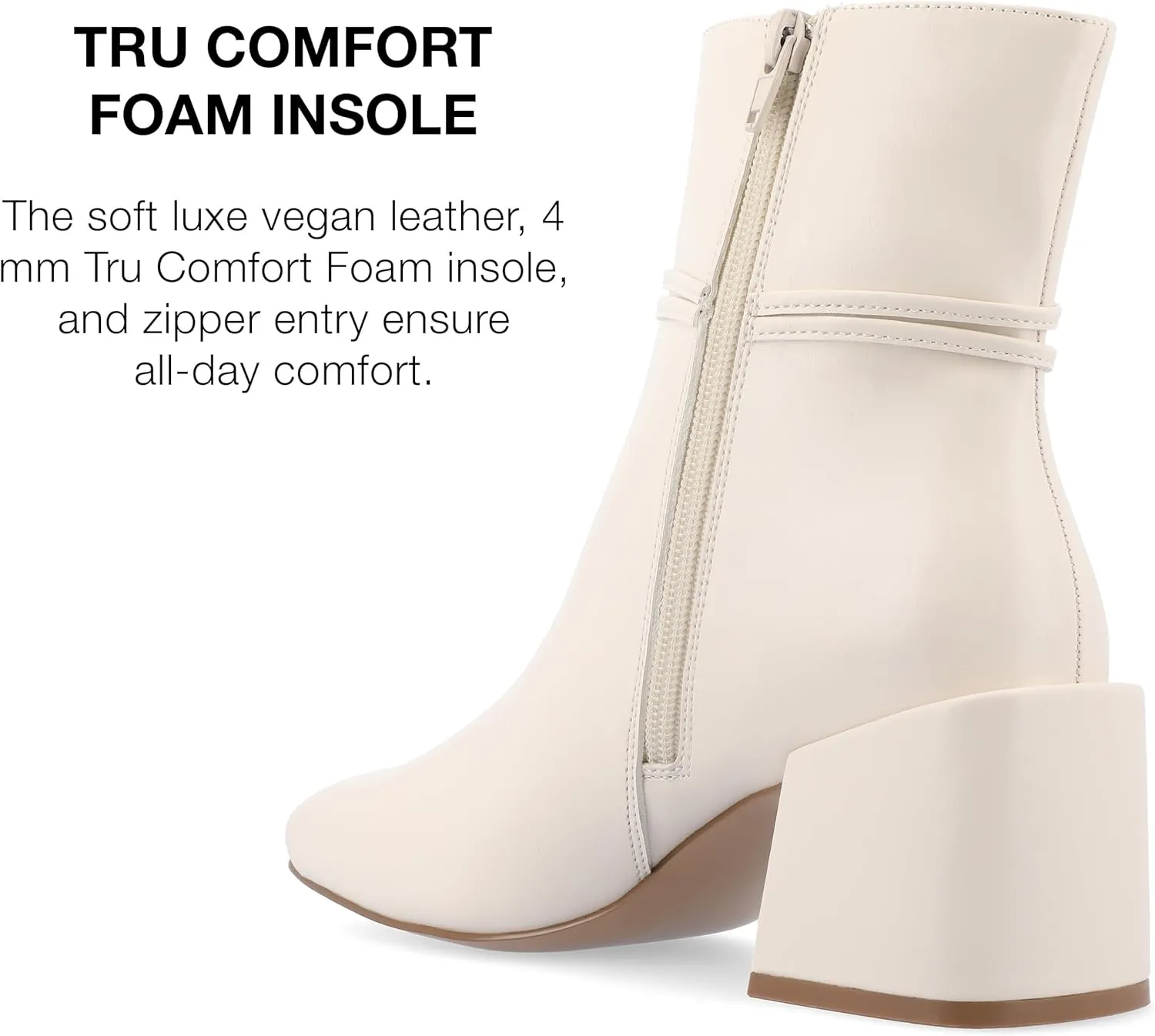 Journee Collection Women's Tru Comfort Foam Beverley Booties Ankle Boot
