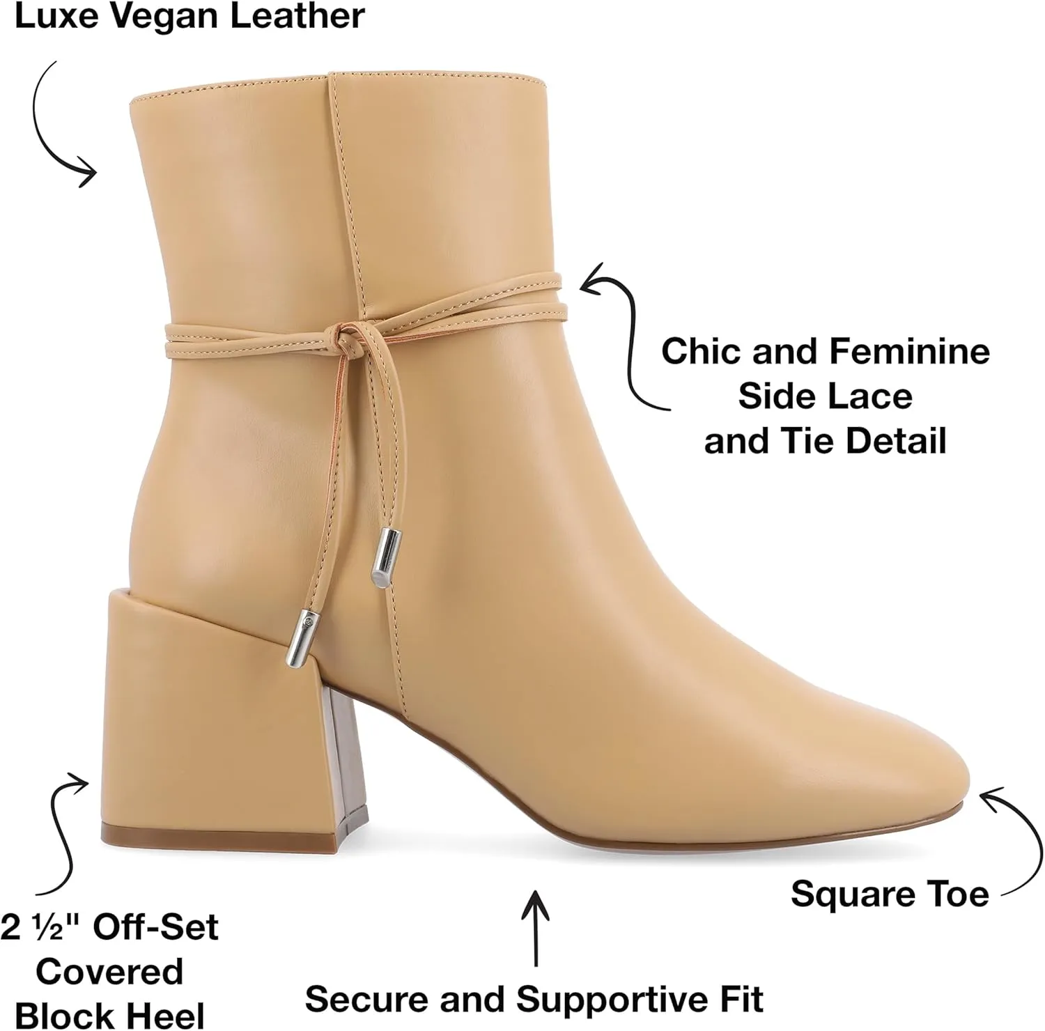 Journee Collection Women's Tru Comfort Foam Beverley Booties Ankle Boot
