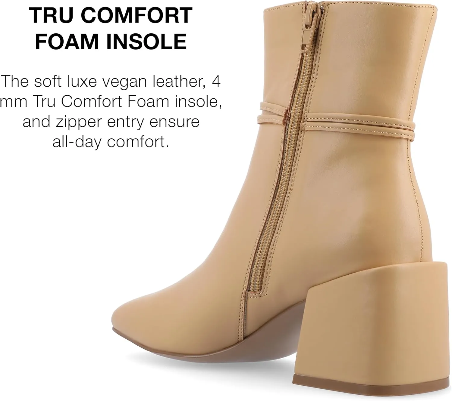 Journee Collection Women's Tru Comfort Foam Beverley Booties Ankle Boot