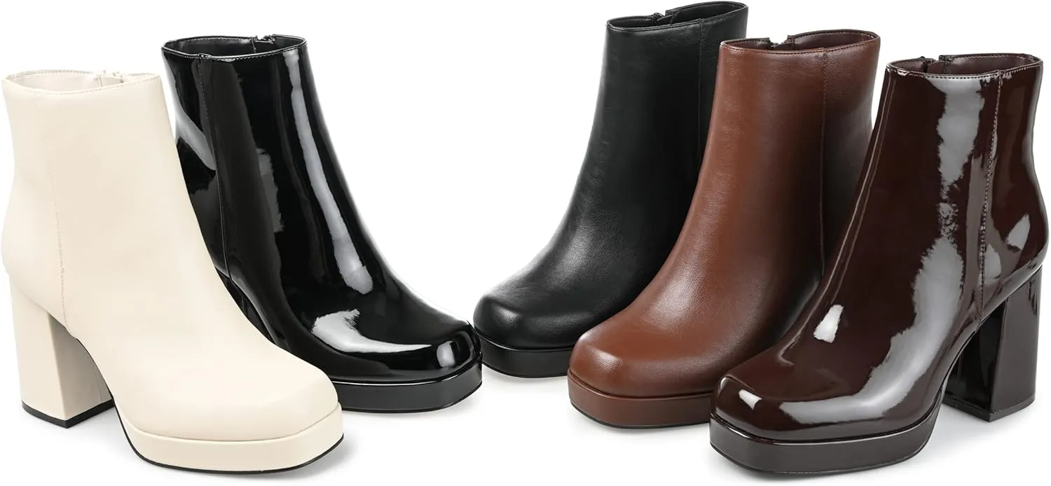 Journee Collection Women's Tru Comfort Foam Mollie Bootie Ankle Boot