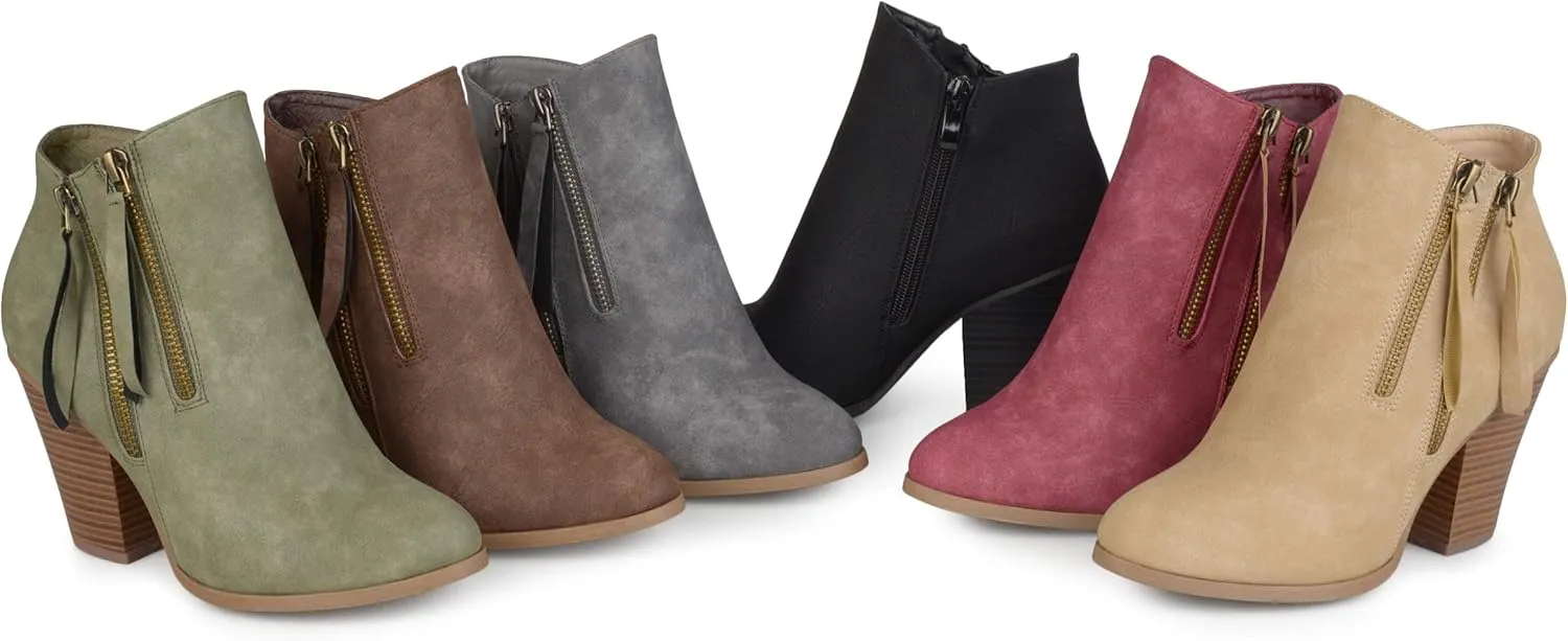 Journee Collection Women's Tru Comfort Foam Vally Bootie Ankle Boot