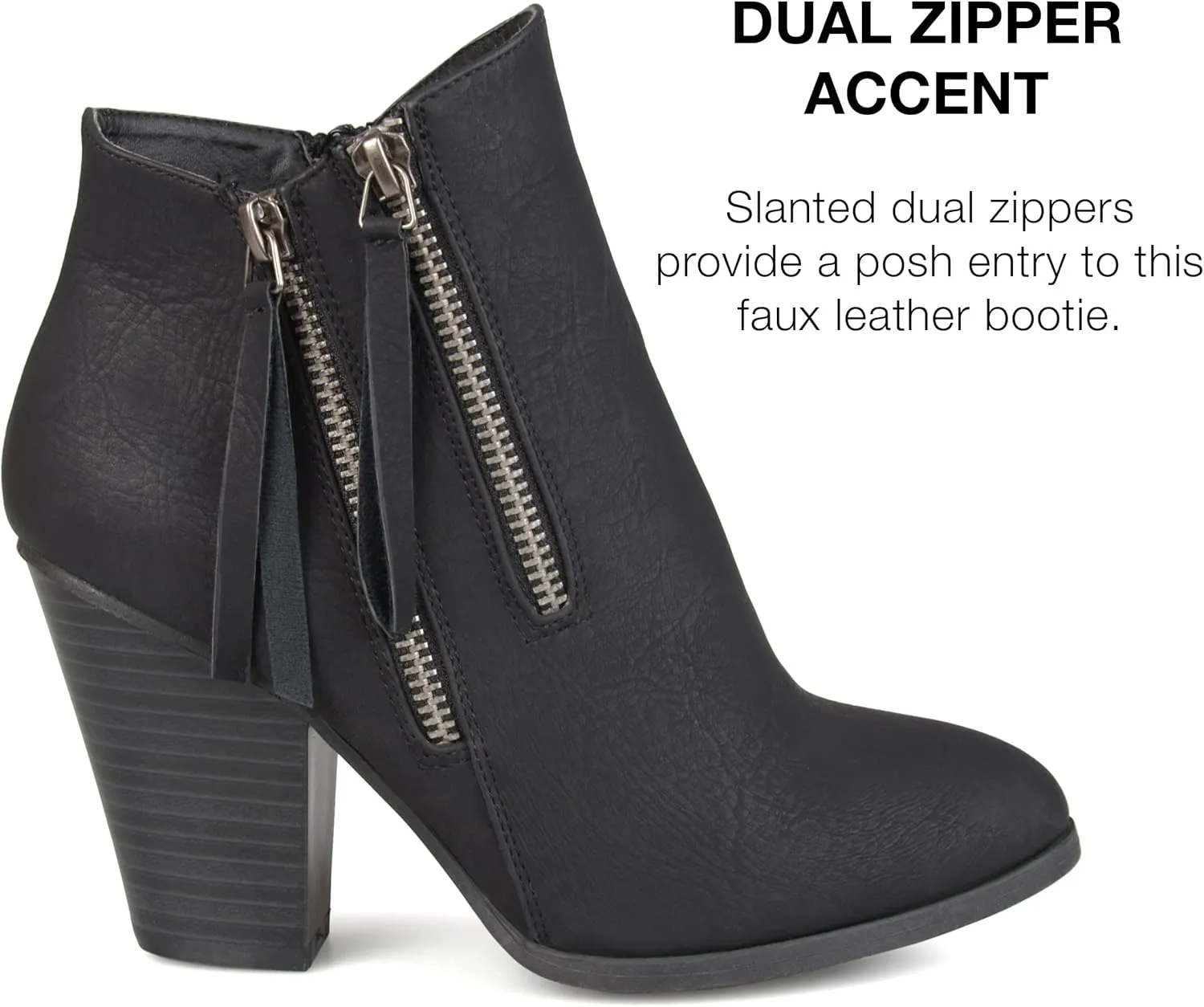 Journee Collection Women's Tru Comfort Foam Vally Bootie Ankle Boot
