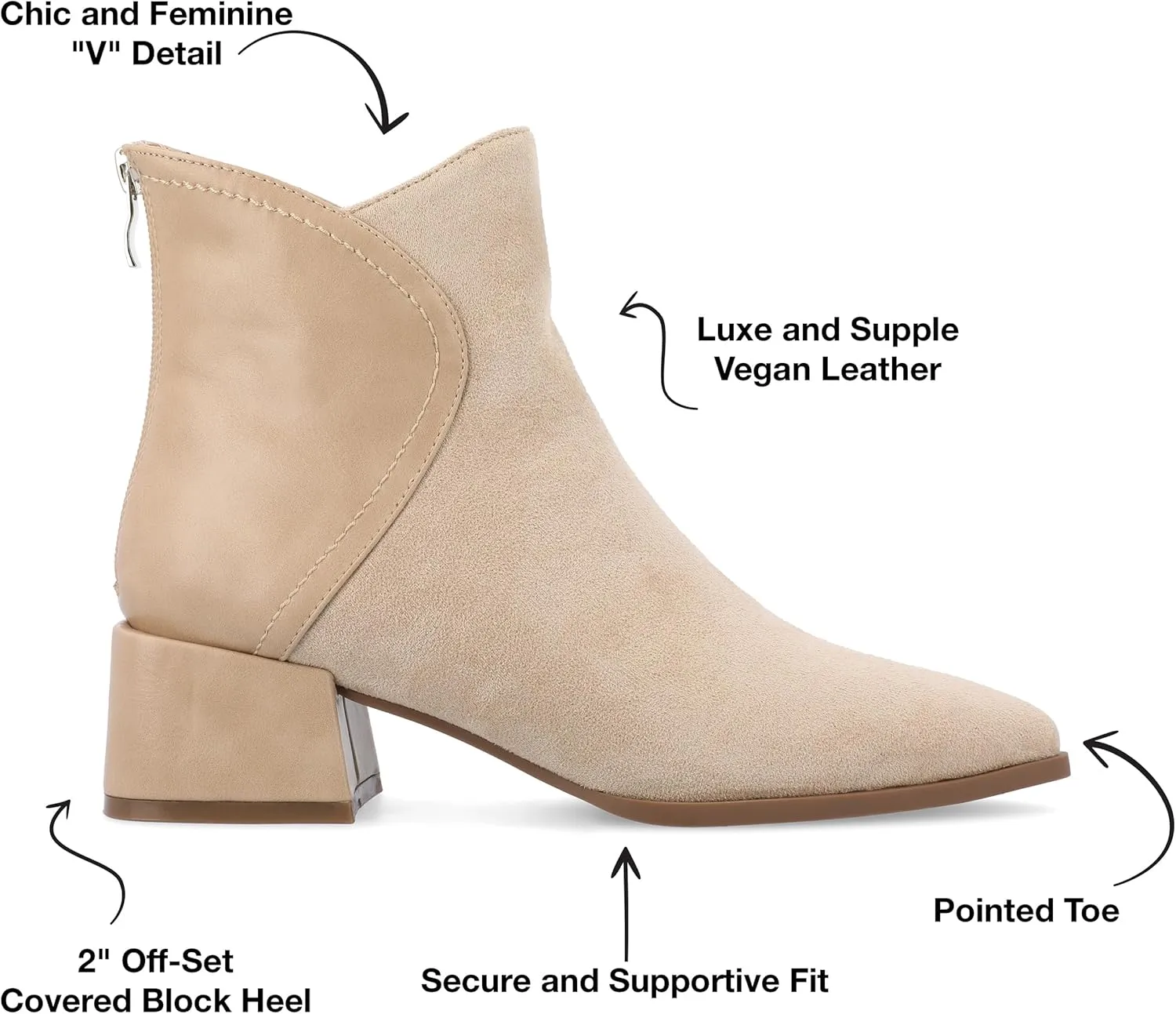 Journee Women's Comfort Foam Consuello Booties