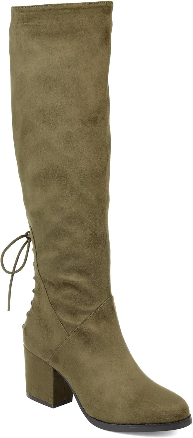 Journee Women's Comfort Foam Extra Wide Calf Leeda Boots