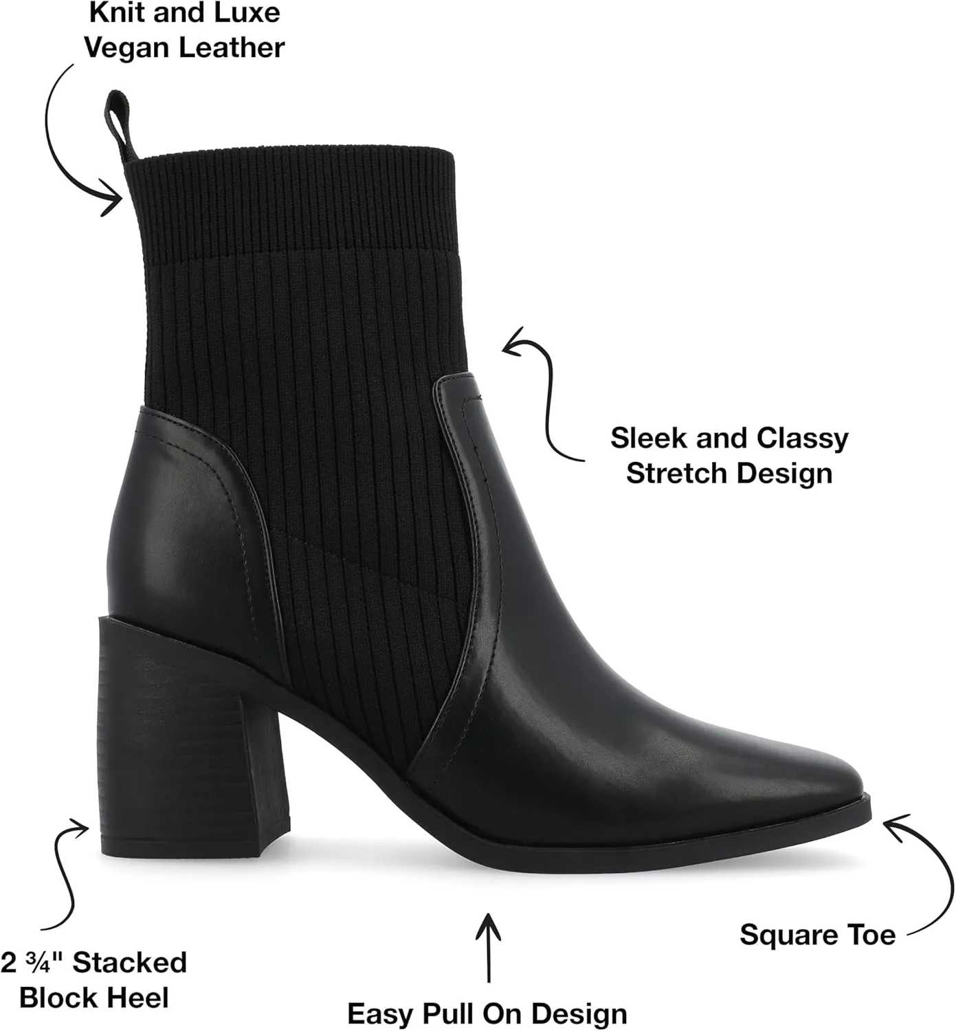 Journee Women's Comfort Foam Harlowe Booties