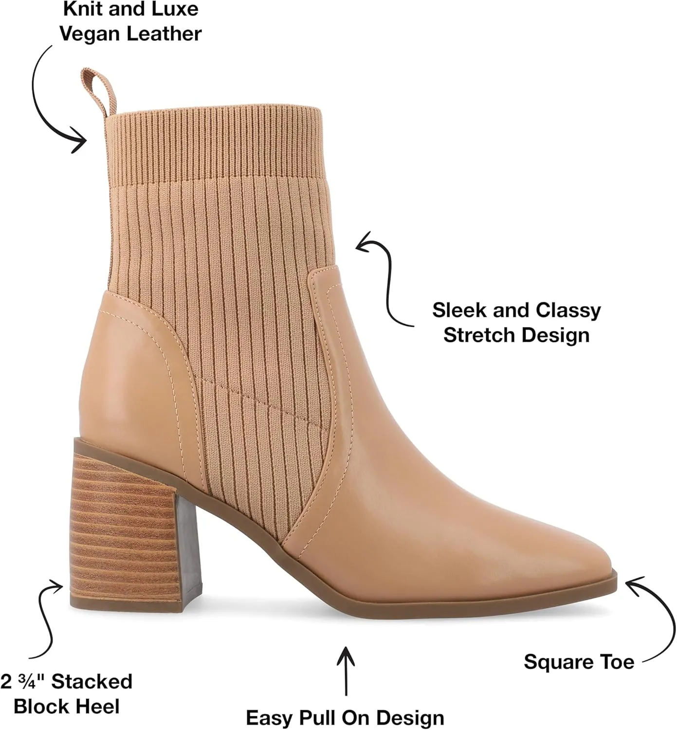 Journee Women's Comfort Foam Harlowe Booties