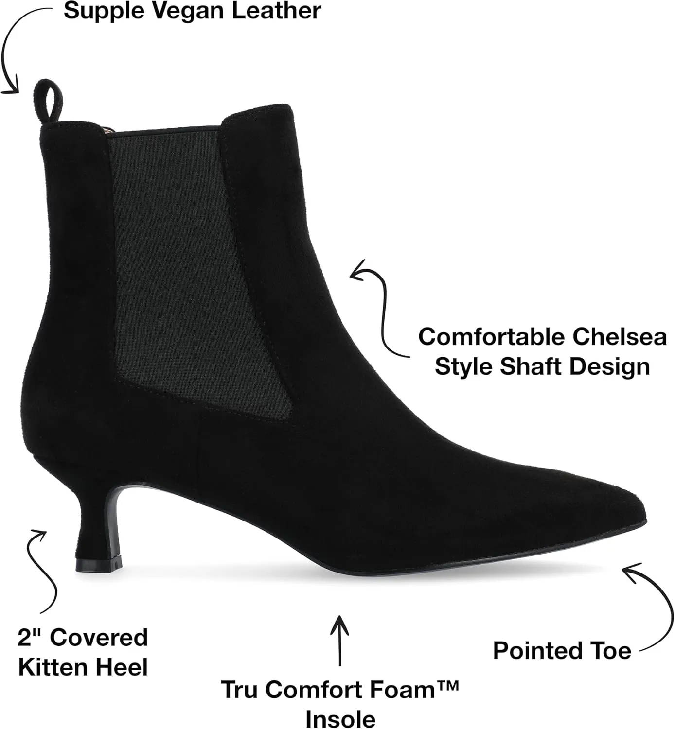 Journee Women's Comfort Foam Tenlee Booties