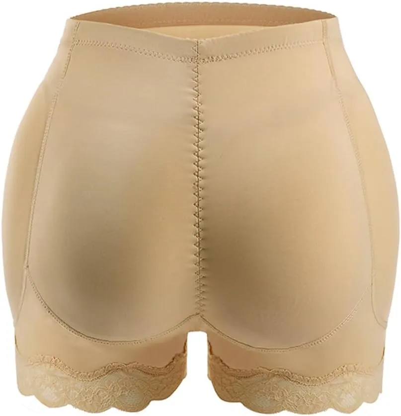 JSEIAJB Underpant Sexy Butt Lifter Shapewear Slim Waist Trainer Women Dress Underwear Body Shaper Padded Fake Buttock Hip Enhancer(S Code)