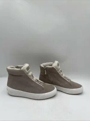 Keds Women's Remi Mid Zip Wedge Sneakers Beige Size 9