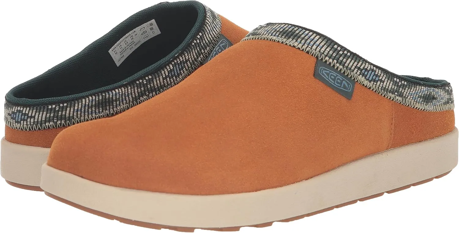KEEN Women's Elle Suede Comfortable Durable Indoor Outdoor Mule Slippers