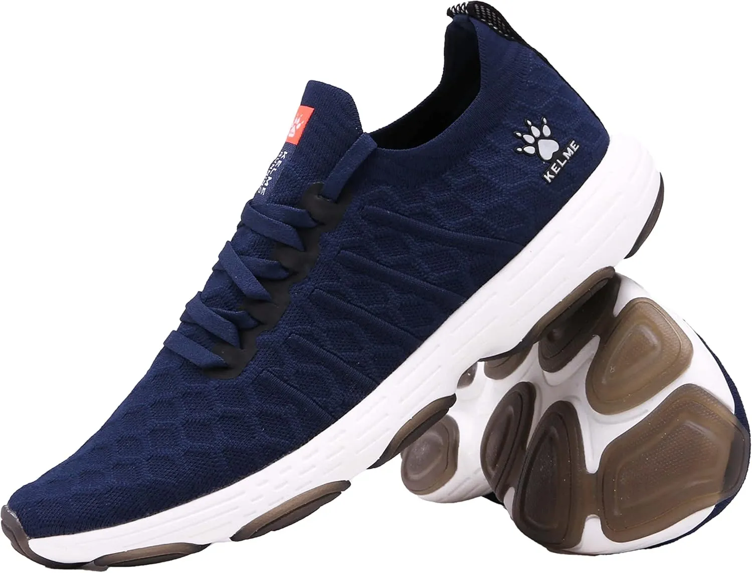 KELME Men's Slip On Running Shoes Athletic Sports Sneakers Comfy Lightweight Workout Walking Gym Cross Trainer Tennis Shoe