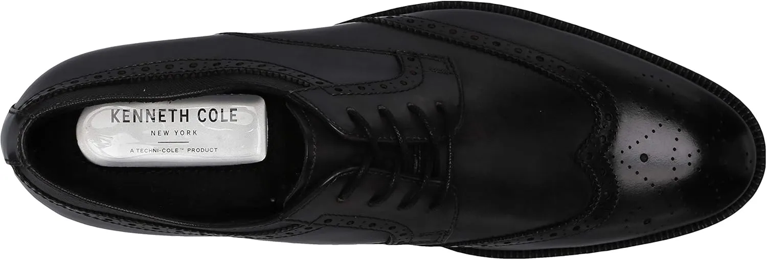 Kenneth Cole Men's Brock Wing Tip Lace Up Oxford