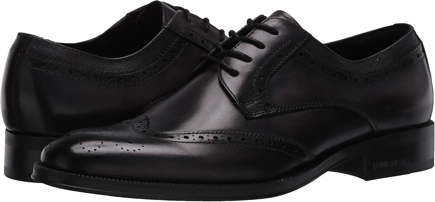 Kenneth Cole Men's Brock Wing Tip Lace Up Oxford