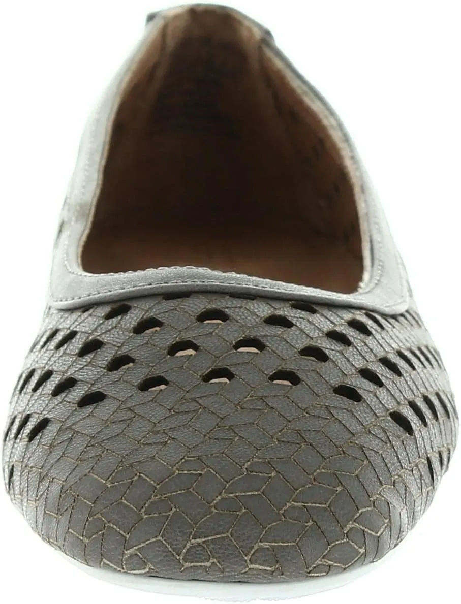 Kenneth Cole New York Women's Eugene Travel Ballet Woven Flat