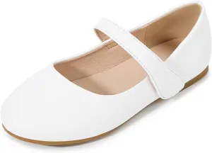 Kids Girl Black Mary Jane Shoes Ballet Dress Shoe Teen Wedding Casual Walking Slip-On Shoes