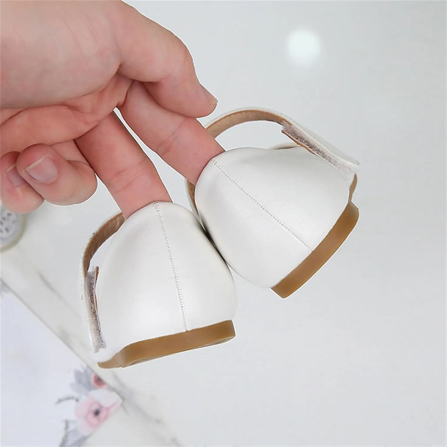 Kids Girl Black Mary Jane Shoes Ballet Dress Shoe Teen Wedding Casual Walking Slip-On Shoes