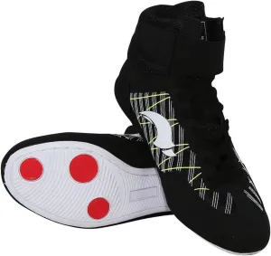 Kids Wrestling Shoes Boys Girls Boxing Shoes High Top Wrestling Training Shoes Boots Competition Fitness Sneakers