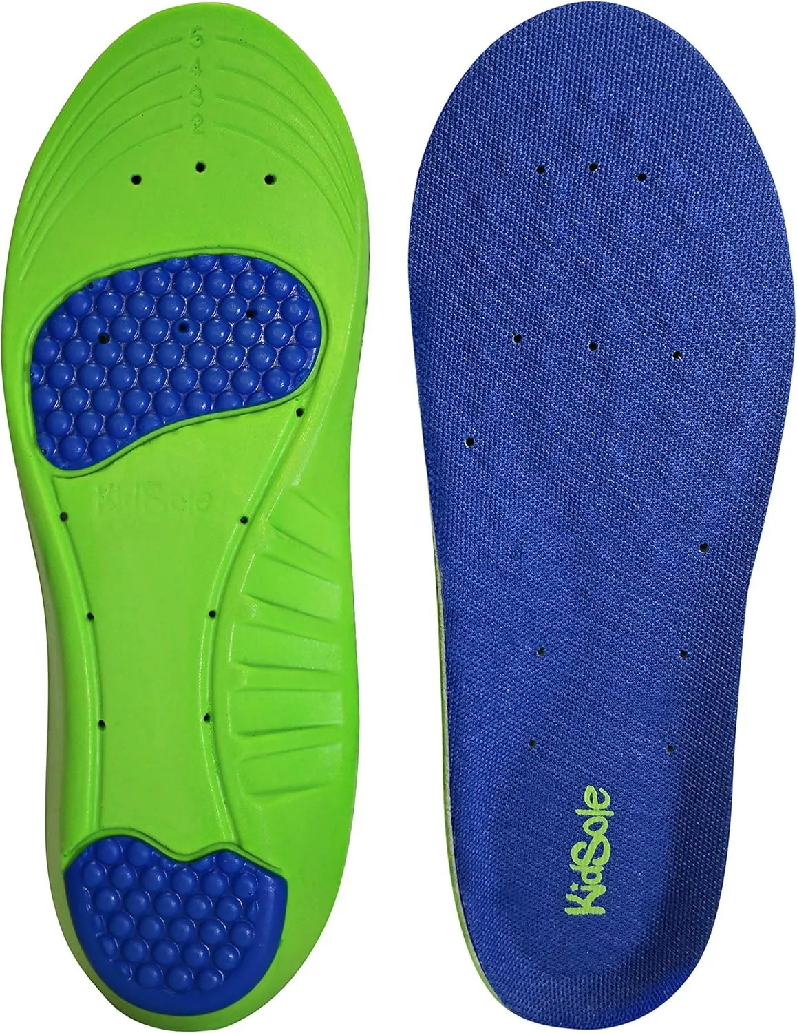KidSole Memory Foam Sport Plus   Children's Athletic Memory Foam Replacement All-Purpose Comfort Insole for Children - Alleviates General Foot Pain (24 CM) Kids Size 3-6