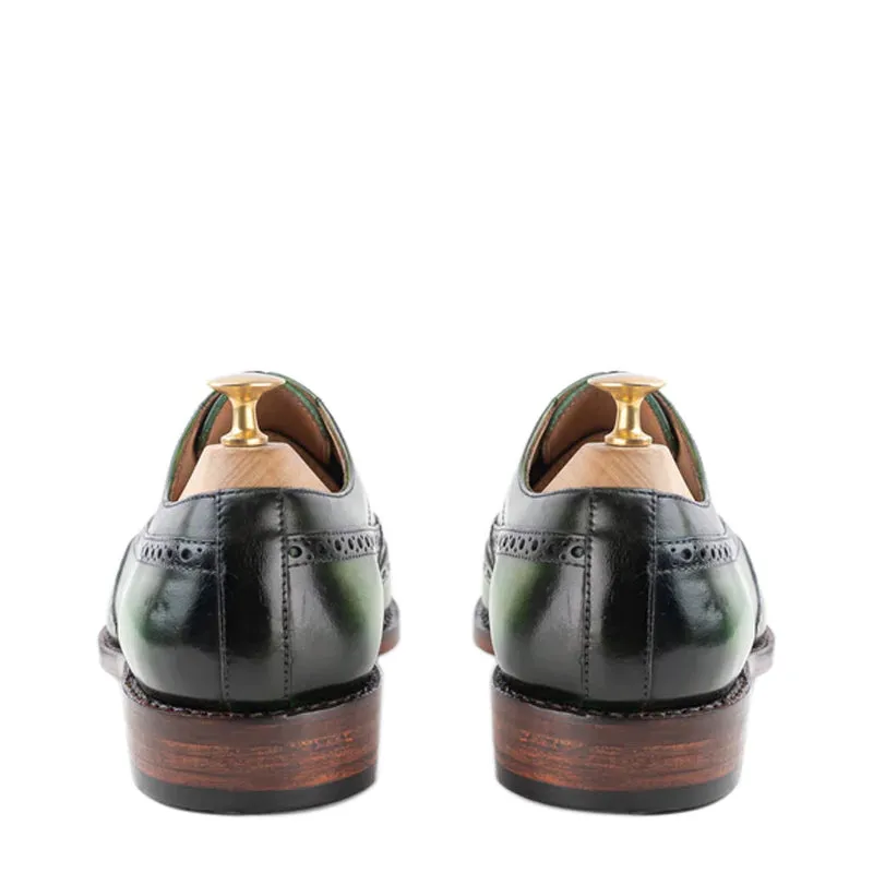 Kinsale Emerald Lace-Up Leather Oxford Shoes