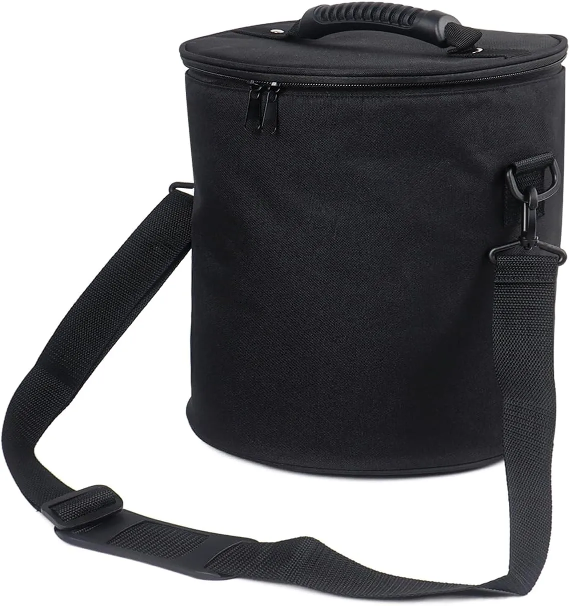 Klmnop Hockey Puck Bag, Waterproof Hockey Puck Carrier Holding up to 50 Pucks with Adjustable Shoulder Strap, Equipment Carrying Bag for Hockey Pucks & Accessories